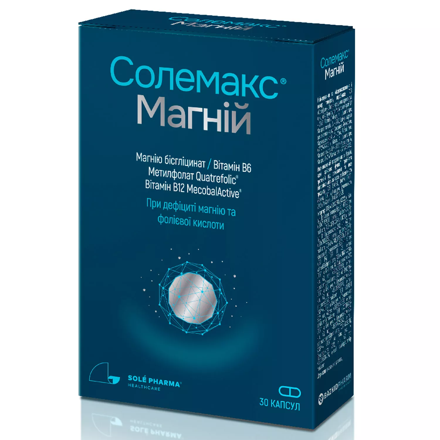 Солемакс Магній, капсули, №30 изображение №2 | интернет-аптека Farmaco.ua