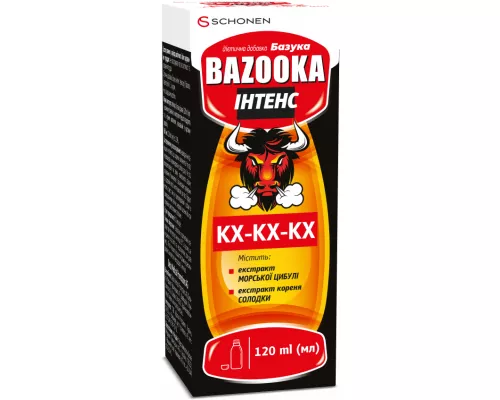 Базука Інтенс, еліксир від кашлю, 120 мл | интернет-аптека Farmaco.ua