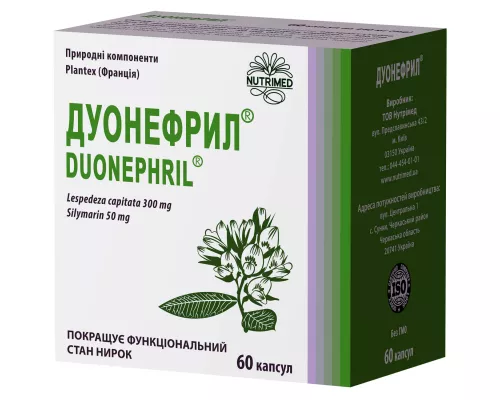 Дуонефрил, капсулы 440 мг, №60 | Farmaco.ua Дуонефрил, капсулы 440 мг, №60 | интернет-аптека Farmaco.ua