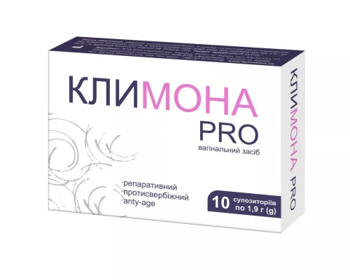 Климона Pro, супозиторії вагінальні, 1.9 г, №10 | интернет-аптека Farmaco.ua