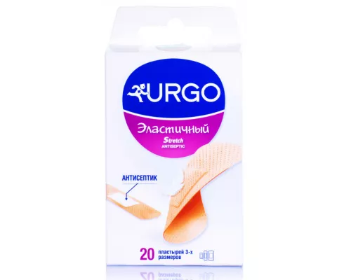 Urgo, набір еластичних пластирів, з антисептиком, №20 (20 х 40 №6, 20 х 72 №10, 34 х 72 №4) | Farmaco.ua Urgo, набір еластичних пластирів, з антисептиком, №20 (20 х 40 №6, 20 х 72 №10, 34 х 72 №4) | интернет-аптека Farmaco.ua