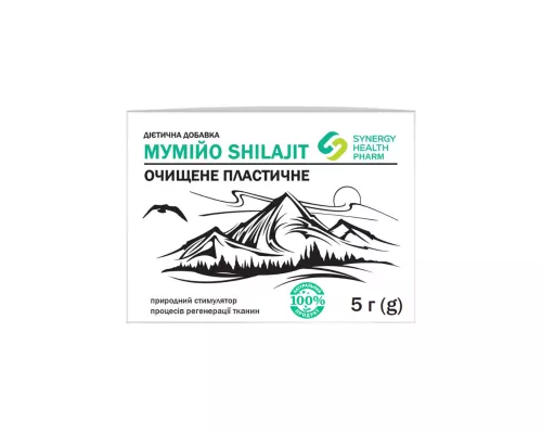 Мумійо очищене пластичне, пакет 5 г | интернет-аптека Farmaco.ua