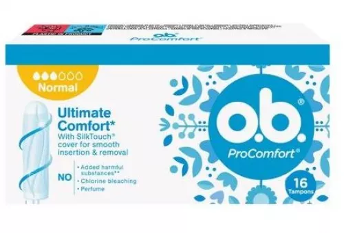 O.b. ProComfort Normal, тампоны, №16 | Farmaco.ua O.b. ProComfort Normal, тампоны, №16 | интернет-аптека Farmaco.ua