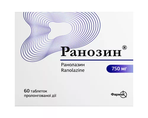 Ранозин, таблетки пролонгованої дії, 750 мг, №60 (10х6) | интернет-аптека Farmaco.ua