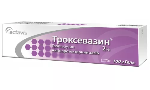 Троксевазин®, гель, для зовнішнього застосування, туба 100 г, 2% | Farmaco.ua Троксевазин®, гель, для зовнішнього застосування, туба 100 г, 2% | интернет-аптека Farmaco.ua