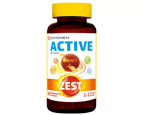 Zest (Зест) Active, пастилки жувальні, №30 | интернет-аптека Farmaco.ua