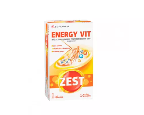 Zest (Зест) Енерджі Віт, гранули ородисперсні, стік, №14 | интернет-аптека Farmaco.ua