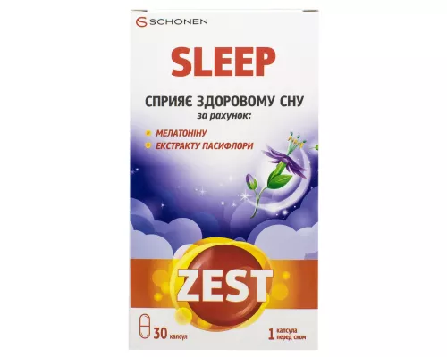 Zest (Зест) Sleep, капсули, №30 | интернет-аптека Farmaco.ua